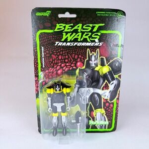 Super7 Beast Wars Transformers Predacon Shadow Panther ReAction Figure New